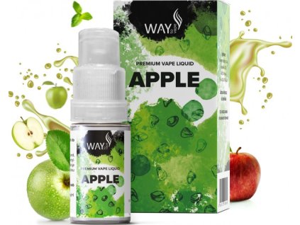 Liquid WAY to Vape SK Apple 10 ml (Sila nikotínu 0 mg)