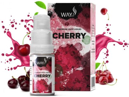 Liquid WAY to Vape SK Cherry 10 ml (Sila nikotínu 0 mg)