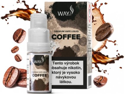 Liquid WAY to Vape SK Coffee 10 ml (Sila nikotínu 12 mg)