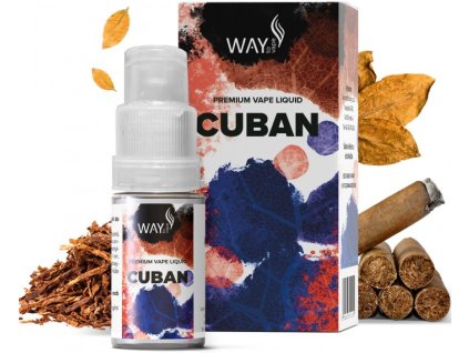 Liquid WAY to Vape SK Cuban 10 ml (Sila nikotínu 0 mg)
