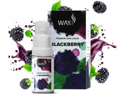 Liquid WAY to Vape SK Blackberry 10 ml (Sila nikotínu 0 mg)