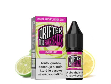 Drifter Bar Salt Lemon Lime 10ml (Sila nikotínu 20 mg)