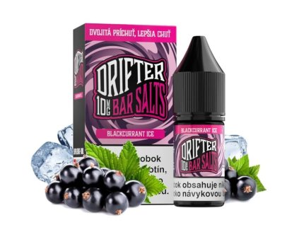 Drifter Bar Salt Blackcurrant Ice 10ml (Sila nikotínu 20 mg)