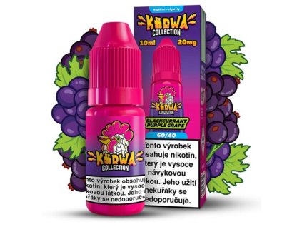E-Liquid KURWA COLLECTION Blackcurrant Purple Grape 10ml, 20mg