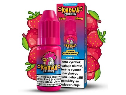 3782 1 e liquid kurwa collection lychee strawberry 10ml 20mg