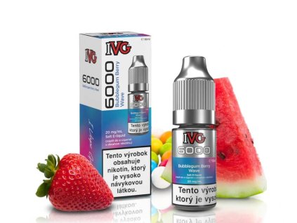 3806 1 ivg salt e liquid 6000 bubblegum berry wave 10ml 20mg