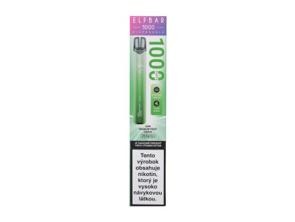 elfbar 1000 v3 e cigareta kiwi passionfruit guava 20mg 406629