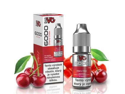IVG Salt E-liquid 6000 Cherry Chew 10ml - 10mg