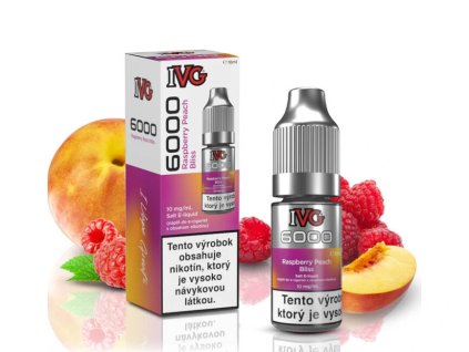 665 1 665 1 ivg salt e liquid 6000 raspberry peach bliss 10ml 10mg