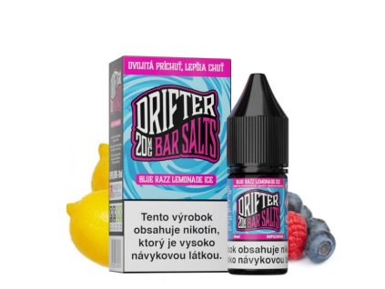 Juice Sauz Drifter Bar Salt E-liquid Blue Razz Lemonade Ice 10ml