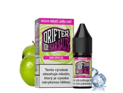 Drifter Bar Salt Sour Apple Ice 10ml (Sila nikotínu 20 mg)