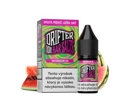 Drifter Bar Salt Watermelon Ice 10ml (Sila nikotínu 20 mg)