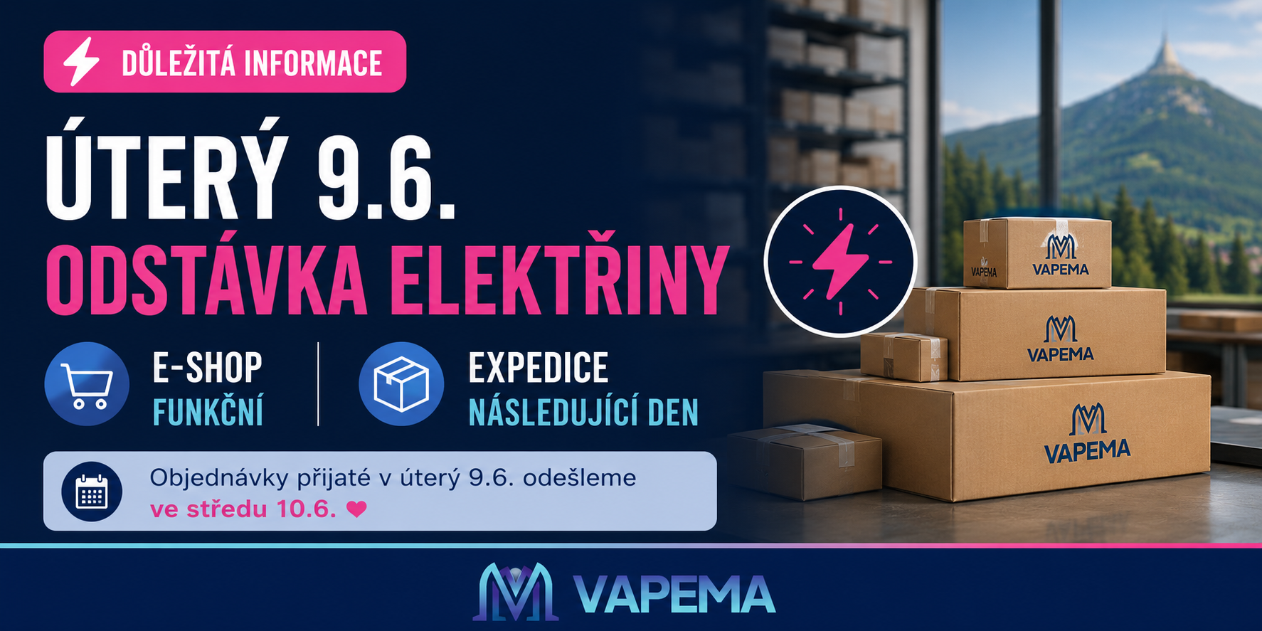 odstávka elektřiny