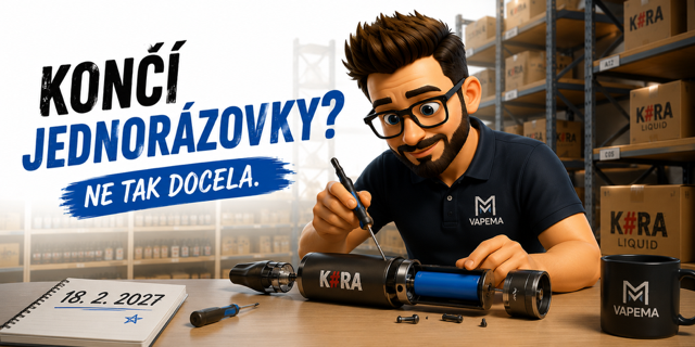 Končí od roku 2027 jednorázové elektronické cigarety?