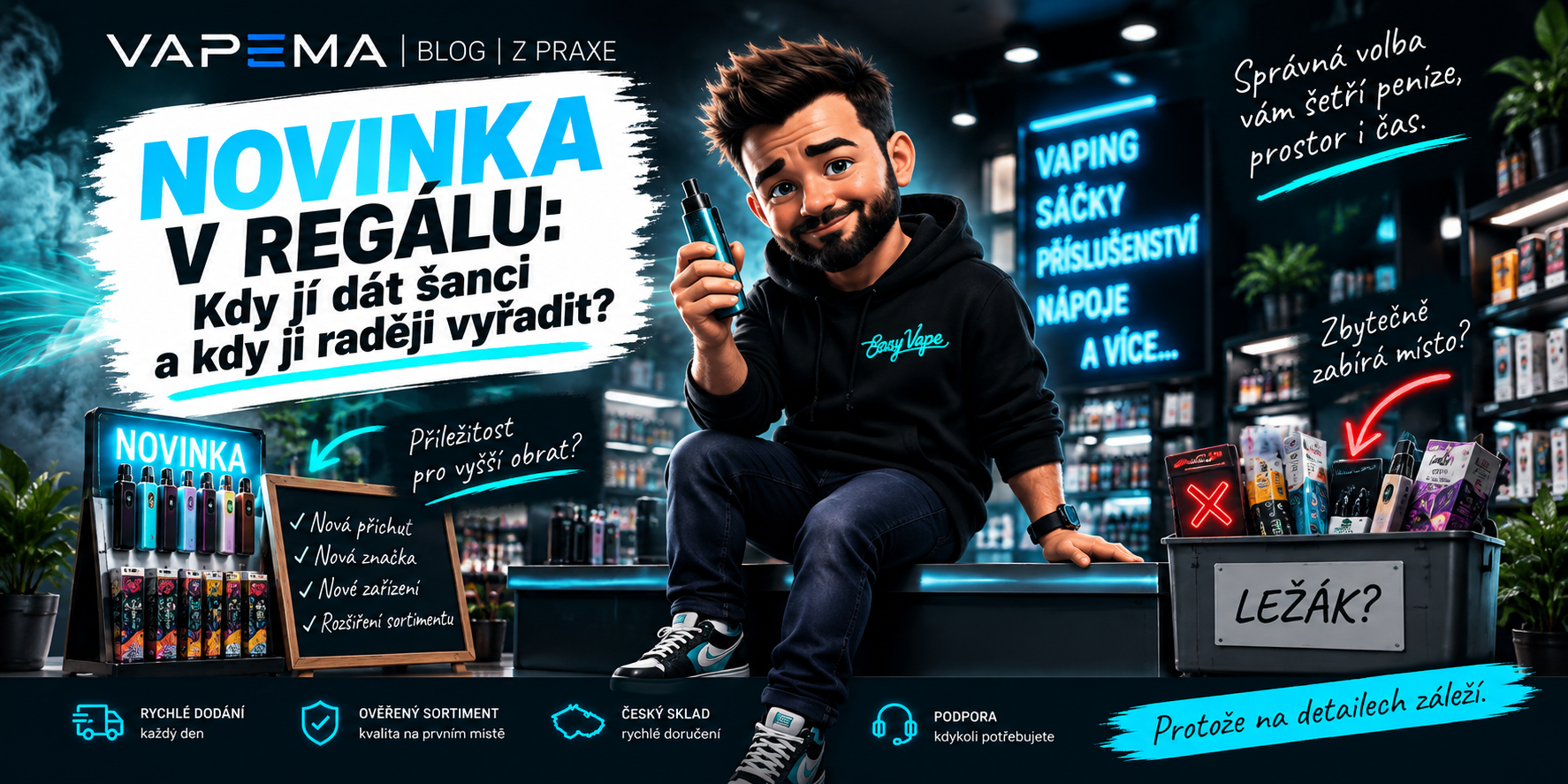 Novinka v regálu: Kdy jí dát šanci a kdy ji raději vyřadit?