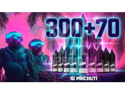 AKČNÍ BALÍČEK - e-liquidy POPIČ! - 300+70