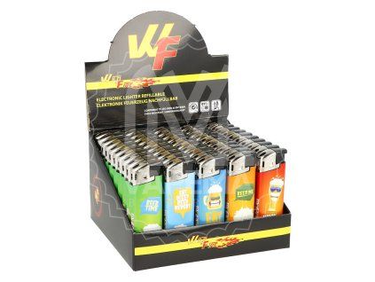 BOX 50 ks - Zapalovač - Wildfire - Beer Time