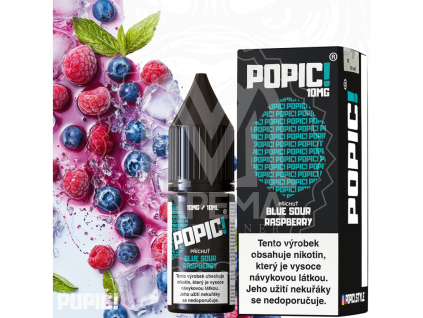 2973 e liquid popic salt blue sour raspberry boruvka a malina 10mg