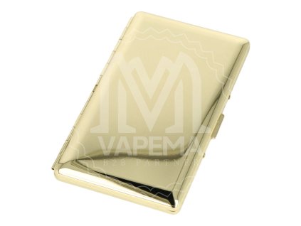 Cigaretové pouzdro Brass, 120mm, polished/mirror, 10 slim cig.