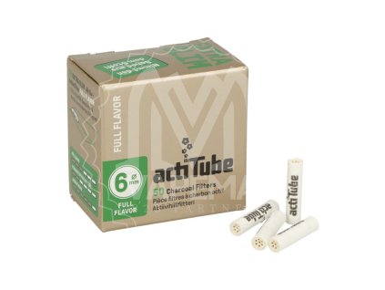Cigaretové filtry Acti Tube Extra Slim, 6 mm