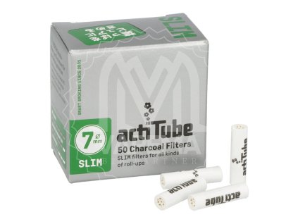 Cigaretové filtry Acti Tube Slim, 7 mm