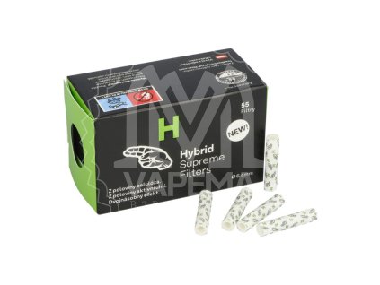 Cigaretové filtry Hybrid Supreme, 6,4 mm