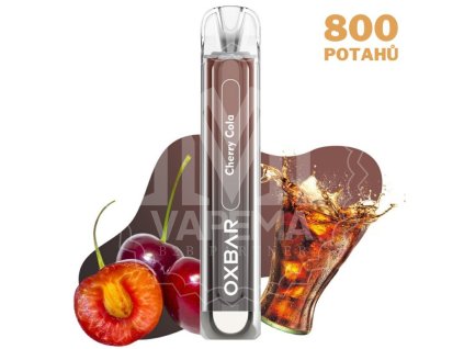 702 oxbar c800 cherry cola elektronicka cigareta 800 potahu 16mg nikotinu