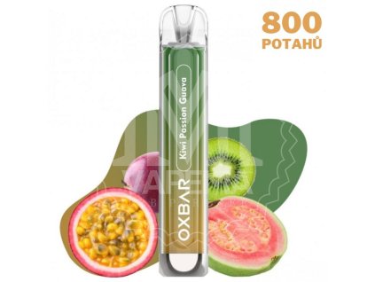 705 oxbar c800 kiwi passion guava elektronicka cigareta 800 potahu 16mg nikotinu