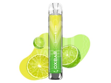 1833 oxbar c800 lemon lime elektronicka cigareta 800 potahu 16mg nikotinu
