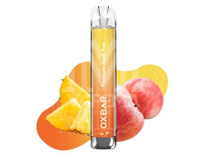 1839 oxbar c800 pineapple apple pear elektronicka cigareta 800 potahu 16mg nikotinu