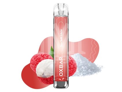 1851 oxbar c800 sea salt litchi elektronicka cigareta 800 potahu 16mg nikotinu