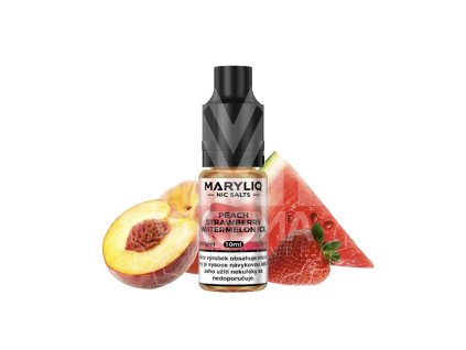 E-liquid - MARYLIQ - Peach Strawberry Watermelon Ice 10ml