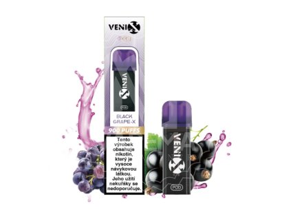 Venix MAX - POD - Black Grape-X 20mg (černý rybíz a hrozno) - Q