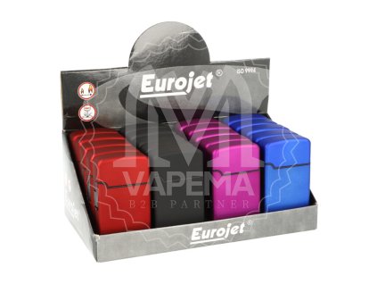 BOX 20 ks - Zapalovač - Eurojet - Blueflame Rubber 2xJet