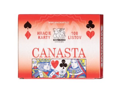 Karty Rummy-Canasta, papírová krabička