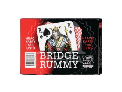 Karty Rummy-Bridge, papírová krabička
