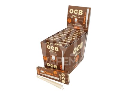 Cigaretové dutinky - OCB - Cones VIRGIN, 3ks