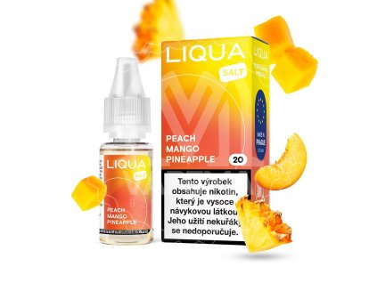 E-liquid - LIQUA SALT - Peach Mango Pineapple 10ml / 10mg (Q)