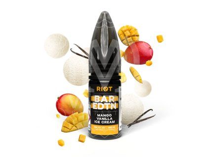 7025 e liquid riot bar edtn salt mango vanilla ice cream 10ml 20 mg r
