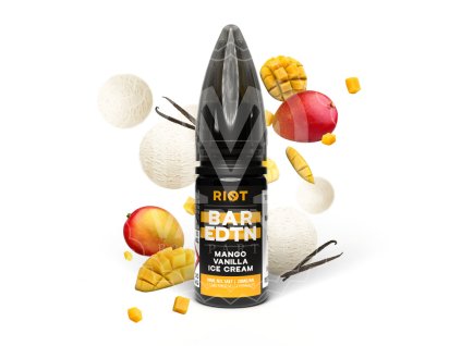 E-liquid - Riot BAR EDTN salt - Mango Vanilla Ice Cream 10ml / 20 mg (Q)