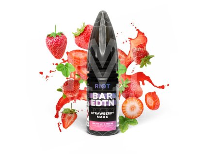 E-liquid - Riot BAR EDTN salt - Strawberry Maxx 10ml / 20 mg (Q)