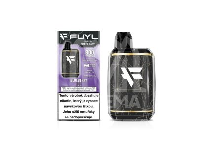78264 fuyl pod 800 blueberry ice disposable box and device 15mg cz