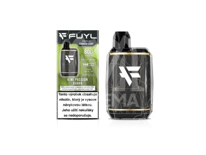 78270 1 fuyl pod 800 kiwi passion guava disposable box and device 15mg cz