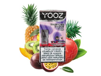 YOOZ zero - náplň - Tropické Ovoce 20mg (Q)