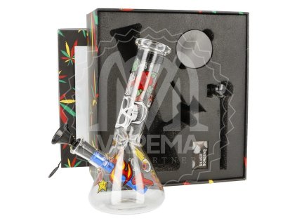 Bong - Skleněný - Giftset - Super Heroes Blue, 18 cm