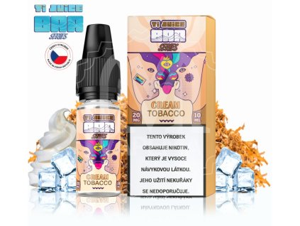 1890 ti juice bar series cream tobacco nic salt 20 mg e liquidy