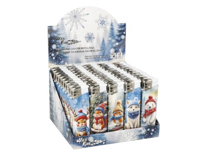BOX 50 ks - Zapalovač - Wildfire - Christmas Animals