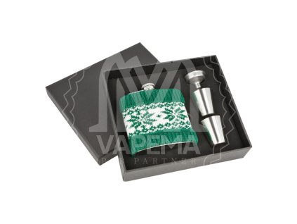 Dárková sada - Placatka Angelo - Winter Green, 177 ml / 6oz
