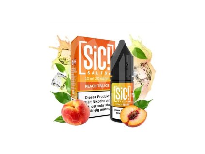1966 e liquid sic salts peach tea ice