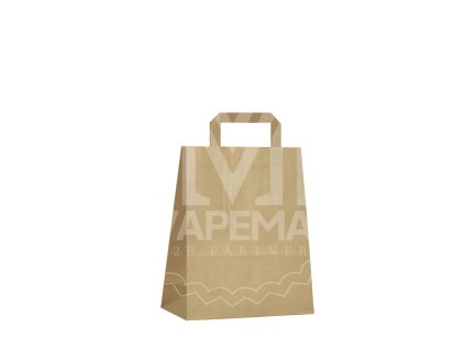 papirova taska hneda krafter 22x10x28